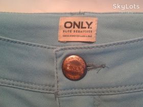 Штани Брюки ^/--/^ Эффектные мятные женские брюки, штаны, джинсы ONLY для стройной девушки! / ^_^^^ Ефектні м'ятні жіночі брюки, штани, джинси ONLY для стрункої дівчини! / - фото фото фото