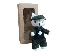 М'які іграшки Мягкие игрушки ^/--/^ Мягкая игрушка боевая кот кошка медик врач доктор медсестра 27 /--/ см в коробке ^_^^^ М'яка іграшка бойова кіт кішка медик лікар лікар медсестра 27 /--/ см в коробці - фото фото фото