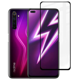 Чохли, бампера Чехлы, бампера ^/--/^ Захисне скло Fiji Premium для Realme 6 Pro повне проклеювання Anti-Static чорний ^_^^^ Защитное стекло Fiji Premium для Realme 6 Pro полное проклеивание Anti-Static черный - фото фото фото