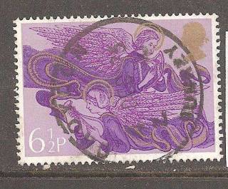 Великобританія Великобритания ^/--/^ Великобритания 1975 Sc.758 used Рождество ^_^^^ Великобританія 1975 Sc.758 used Різдво - фото фото фото