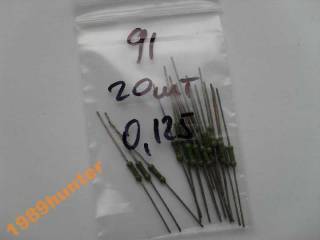 Резистори Резисторы ^/--/^ Резисторы 91 Ом 0,125 Вт (20 /--/ шт.) ^_^^^ Резистори 91 Ом 0,125 Вт (20 /--/ шт.) - фото фото фото