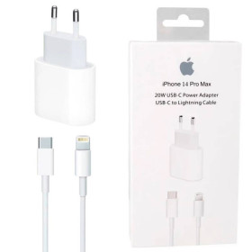 Зарядні пристрої Зарядные устройства ^/--/^ Мережевий зарядний пристрій Apple Power Adapter Type-C 20 /--/ W + кабель Lightning для iPhone 14 Pro Max  ^_^^^ Сетевое зарядное устройство Apple Power Adapter Type-C 20 /--/ W + кабель Lightning для iPhone 14 Pro Max - фото фото фото