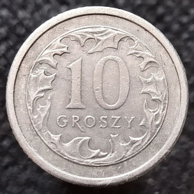 Сучасна (після ) Современная (после ) ^/--/^ Польща 10 грошей, 2005 ^_^^^ Польша 10 денег, 2005 - фото фото фото