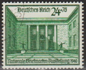 Третій Рейх (-) Третий Рейх (-) ^/--/^ 1940 - Рейх - Філателістична виставка Mi.743 _22,0 € ^_^^^ 1940 - Рейх - Филателистическая выставка Mi.743 _22,0 € - фото фото фото