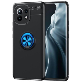 Чохли, бампера Чехлы, бампера ^/--/^ Чохол Fiji Hold для Xiaomi Mi 11 бампер накладка з підставкою Black-Blue ^_^^^ Чехол Fiji Hold для Xiaomi Mi 11 бампер накладка с подставкой Black-Blue - фото фото фото
