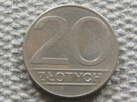- року - года ^/--/^ Польша 20 злотых 1989 года #4733 ^_^^^ Польща 20 злотих 1989 року #4733 - фото фото фото