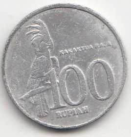 Індонезія Индонезия ^/--/^ Індонезія 100 рупій, 1999 ^_^^^ Индонезия 100 рупий, 1999 - фото фото фото