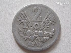 - року - года ^/--/^ Польша 2 злотых 1958 года #13844 ^_^^^ Польща 2 злотих 1958 року #13844 - фото фото фото