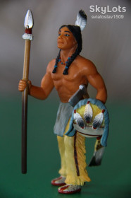 Фігурки, солдатики Фигурки, солдатики ^/--/^ индеец воин Сиу с копьем SCHLEICH ФРГ 90-100 /--/ мм ^_^^^ індіанець воїн Сіу з списом SCHLEICH ФРН 90-100 /--/ мм - фото фото фото