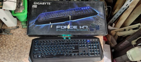 Клавіатури Клавиатуры ^/--/^ Игровая клавиатура с подсветкой Gigabyte Force K /--/ 7 USB № 23191012/2 ^_^^^ Ігрова клавіатура з підсвіткою Gigabyte Force K /--/ 7 USB No 23191012/2 - фото фото фото