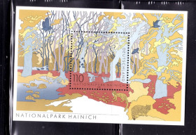 НДР, ФРН ГДР, ФРГ ^/--/^ Германия  2000 г MNH - блок = национальный парк - фауна ^_^^^ Німеччина 2000 р MNH - блок = національний парк - фауна - фото фото фото