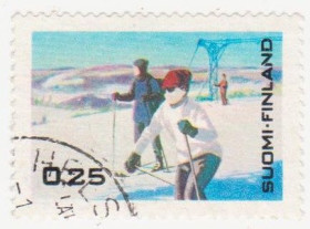 Скандинавія Скандинавия ^/--/^ Финляндия 1968 г. № 647 гашеная ^_^^^ Фінляндія 1968 р. No 647 гашена - фото фото фото