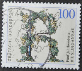 Інше Другое ^/--/^ ФРГ Винный сорт Рислинг 1990 ^_^^^ ФРН Винний сорт Рислінг 1990 - фото фото фото