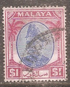 Малайзія Малайзия ^/--/^ Бр.Малайя       (Селангор) 1949 Sc.92  гаш. ^_^^^ Бр.Малайя (Селангор) 1949 Sc.92 гаш. - фото фото фото
