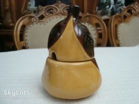 Кухонне начиння, посуд, столове срібло Кухонная утварь, посуда, столовое серебро ^/--/^ КОЛЛЕКЦИОННАЯ САХАРНИЦА соусник ГРУША ЮГОСЛАВИЯ KIL кил керамика Редкость! времен СССР ЛЮКС! №353 ^_^^^ КОЛЕКЦІЙНА САХАРНИЦЯ соусник ГРУША ЮГОСЛАВІЯ KIL кіл кераміка Рідкість! часів СРСР ЛЮКС! No /--/ 353 - фото фото фото