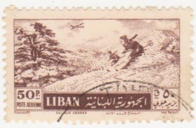 Ліван Ливан ^/--/^ Ливан  1955 г.№  535 гашеная ^_^^^ Ліван 1955 р. No 535 гашена - фото фото фото