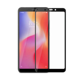 Чохли, бампера Чехлы, бампера ^/--/^ Захисне скло Xiaomi Redmi 6 /--/ A Full cover чорний 0,26 мм в упаковці ^_^^^ Защитное стекло Xiaomi Redmi 6 /--/ A Full cover черный 0,26 мм в упаковке - фото фото фото