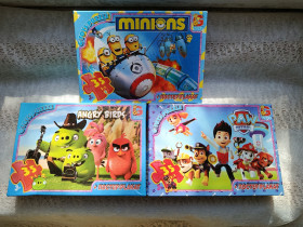 Пазли, мозаїки Пазлы, мозаики ^/--/^ Пазли G-TOYS Minions , Angry Birds, Paw Patrol по 35 шт. в кожн. ^_^^^ Пазлы G-TOYS Minions, Angry Birds, Paw Patrol по 35 шт. в кожн. - фото фото фото