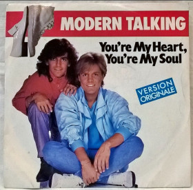 Платівки Пластинки ^/--/^ Modern Talking - You&amp;apos;re My Heart, You&amp;apos;re My Soul - 1984.  (EP). 7. Пластинка. WEA. Germany. ^_^^^ Modern Talking — You&amp;apos;re My Heart, You&amp;apos;re My Soul — 1984. (EP). 7. Платівка. WEA. Germany. - фото фото фото