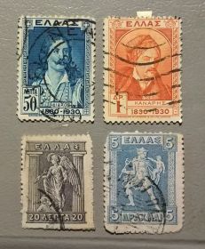 Греція Греция ^/--/^ Греция Искусство Старые марки 1916 1911 1930 ? ^_^^^ Греція Мистецтво Старі марки 1916–1911 - фото фото фото
