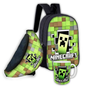 Рюкзаки, сумки Рюкзаки, сумки ^/--/^ Набор детский Майнкрафт&amp;quot;Minecraft&amp;quot; рюкзак 36 /--/ х /--/ 27 /--/ см сумка-бананка,кружка с принтом для мальч ^_^^^ Набір дитячий Майнкрафт&amp;quot;Minecraft&amp;quot; рюкзак 36 /--/ х /--/ 27 /--/ см сумка-бананка,гуртка з принтом для мальч - фото фото фото