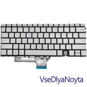 Клавіатури Клавиатуры ^/--/^ Клавиатура для ноутбука HP (14-EF) rus, silver, без фрейма, подсветка клавиш ^_^^^ Клавіатура для ноутбука HP (14-EF) rus, silver, без фрейму, підсвічування клавіш - фото фото фото