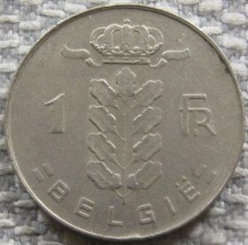 Бельгія Бельгия ^/--/^ Бельгия 1 франк 1972 года. BELGIE #12915 ^_^^^ Бельгія 1 франк 1972 року. BELGIE #12915 - фото фото фото