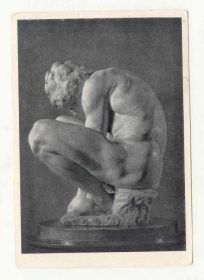 СРСР СССР ^/--/^ СССР 1959 открытка Буонаротти Мрамор з. 1158 ^_^^^ СРСР 1959 листівка Буонаротті Мармур з. 1158 - фото фото фото