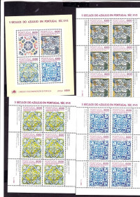 Португалія Португалия ^/--/^ Португалия 1981 г MNH - 3 к/б + блок ^_^^^ Португалія 1981 MNH - 4 к/б - фото фото фото