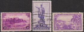 Північна Америка Северная Америка ^/--/^ 1937 - США - Гаваї Mi.406-409 _гаш ^_^^^ 1937 - США - Гавайи Mi.406-409 _гаш - фото фото фото