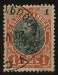 Балканський півострів Балканский полуостров ^/--/^ Болгария 1901 г № 62 /--/ гашеная ^_^^^ Болгарія 1901 р. No 62 /--/ гашена - фото фото фото