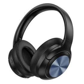Навушники, гарнітури Наушники, гарнитуры ^/--/^ Навушники Bluetooth бездротові Hoco W /--/ 54 накладні з мікрофоном та шумозаглушенням ANC Black ^_^^^ Наушники Bluetooth беспроводные Hoco W /--/ 54 накладные с микрофоном и шумозаглушением ANC Black - фото фото фото