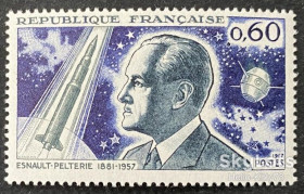 Франція Франция ^/--/^ Франция 1967 космос Эно-Пельтри Mi 1583 MNH ^_^^^ 1967 — Космос Ено-Пельтрі Mi 1583 MNH - фото фото фото
