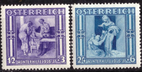 Австрія Австрия ^/--/^ Австрия. Благотворительность * 1936 г. ^_^^^ Австрія. Благодійність * 1936 - фото фото фото