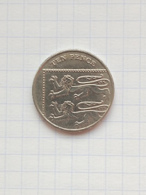 Єлизавета II (після ) Елизавета II (после ) ^/--/^ Великобритания  10 пенсов  2013 г. ^_^^^ Великобританія 10 пенсів 2013 - фото фото фото