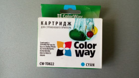 Картриджі Картриджи ^/--/^ Картридж Colorway CW-T /--/ 0822 синій для Epson Stylus Photo R /--/ 270 R /--/ 290 R /--/ 295 R /--/ 390 RX /--/ 590 RX /--/ 610 RX /--/ 615 RX /--/ 690 ^_^^^ Картридж Colorway CW-T /--/ 0822 синий для Epson Stylus Photo R /--/ 270 R /--/ 290 R /--/ 295 R /--/ 390 RX /--/ 590 RX /--/ 610 RX /--/ 615 RX /--/ 690 - фото фото фото