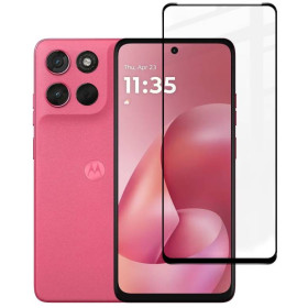 Чохли, бампера Чехлы, бампера ^/--/^ Захисне скло Fiji Premium для Motorola G /--/ 57 / G /--/ 57 Power повне проклеювання Anti-Static чорний ^_^^^ Защитное стекло Fiji Premium для Motorola G /--/ 57 / G /--/ 57 Power полное проклеивание Anti-Static черный - фото фото фото