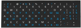 Наклейки, захисні плівки Наклейки, защитные пленки ^/--/^ Наклейки на клавиатуру сині ^_^^^ Наклейки на клавиатуру синие - фото фото фото