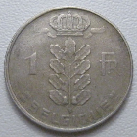 Бельгія Бельгия ^/--/^ Бельгія 1 франк 1961 року Belgique 42575 ^_^^^ Бельгия 1 франк 1961 года Belgique 42575 - фото фото фото