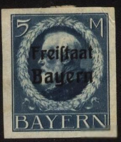 Веймарська республіка Веймарская республика ^/--/^ Германия -Bayern-1920 г. № 168 В ^_^^^ Німеччина - Bayern-1920 р. No 168 В - фото фото фото
