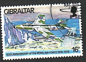 Транспорт Транспорт ^/--/^ Гибралтар  (1978) Истребитель-бомбардировщик Хокер «Хантер». Авиация ^_^^^ Гібралтар (1978) Винищувач-бомбардувальник Хокер «Хантер». Авіація - фото фото фото