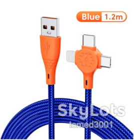 Кабелі Кабели ^/--/^ СУПЕРКАБЕЛЬ універсальний USB кабель 3-в-1 для швидкої зарядки та передачі даних будь-яких смартфонів. USB to Micro / Lightning / Type-C ^_^^^ СУПЕРКАБЕЛЬ универсальный USB кабель 3-в-1 для быстрой зарядки и передачи данных любых смартфонов. USB to Micro / Lightning / Type-C - фото фото фото