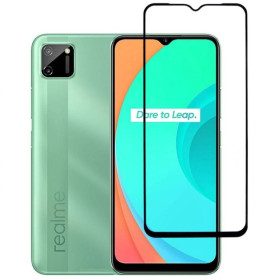 Чохли, бампера Чехлы, бампера ^/--/^ Захисне скло Fiji Premium для Realme C /--/ 11 повне проклеювання Anti-Static чорний ^_^^^ Защитное стекло Fiji Premium для Realme C /--/ 11 полное проклеивание Anti-Static черный - фото фото фото