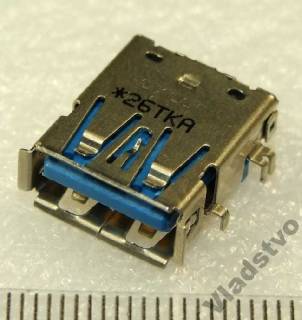 Порти, роз'єми Порты, разъемы ^/--/^ U /--/ 308 USB 3.0  Разъем гнездо ноутбуков и материнских плат ^_^^^ U /--/ 308 USB 3.0 Роз'єм го ноутбуків і материнських плат - фото фото фото