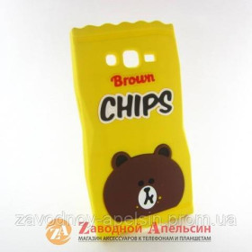 Чохли, бампера Чехлы, бампера ^/--/^ Samsung G /--/ 530 G /--/ 531 Grand J /--/ 2 Prime чехол Brown Chips ^_^^^ Samsung G /--/ 530 G /--/ 531 Grand J /--/ 2 Prime чохол Brown Chips - фото фото фото
