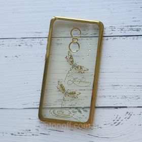 Чохли, бампера Чехлы, бампера ^/--/^ Чохол для Xiaomi Redmi Note 4 /--/ X (Snapdragon) силіконовий, прозорий, золотистий ^_^^^ Чехол для Xiaomi Redmi Note 4 /--/ X (Snapdragon) силиконовый, прозрачный, золотистый - фото фото фото