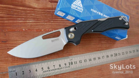 Ножі, мультітули Ножи, мультитулы ^/--/^ SRM Mirage 239 /--/ X-GB, 14 /--/ C /--/ 28 /--/ N Stonewash, G /--/ 10 Black, Mono chassis, Caged Ceramic Ball Bearings, Outdoor, EDC, Ambi Lock - фото фото фото