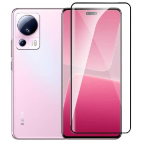 Чохли, бампера Чехлы, бампера ^/--/^ Захисне скло Fiji Premium для Xiaomi 13 Lite закруглені краї та повне проклеювання чорний ^_^^^ Защитное стекло Fiji Premium для Xiaomi 13 Lite закругленные края и полное проклеивание черный - фото фото фото