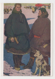 СРСР СССР ^/--/^ Оленеводы. 1959 1960 Бирштейн Р /--/ 7 ^_^^^ Оленівники. 1959 1960 Бірштейн Р /--/ 7 - фото фото фото