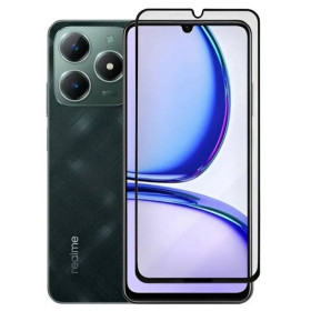 Чохли, бампера Чехлы, бампера ^/--/^ Захисне скло Fiji Premium для Realme C /--/ 61 (RMX /--/ 3930) повне проклеювання Anti-Static чорний ^_^^^ Защитное стекло Fiji Premium для Realme C /--/ 61 (RMX /--/ 3930) полное проклеивание Anti-Static черный - фото фото фото